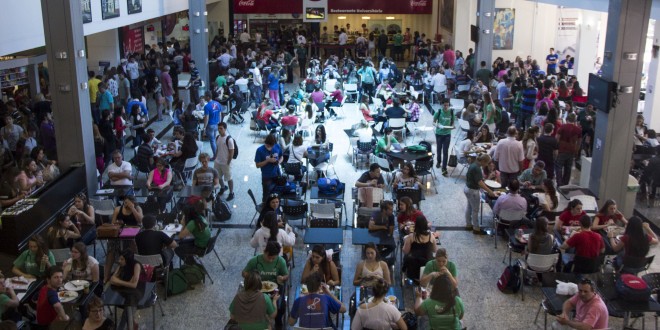 É hora de almoço na UPF!