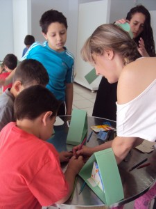 A oficina contou com a participação de alunos de   escolas de Passo Fundo