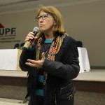 Professora Elisabeth Foschiera representando Pedagogia