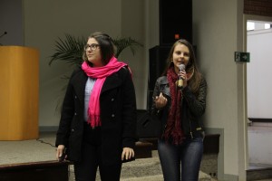 Extensionistas representando o curso de Química