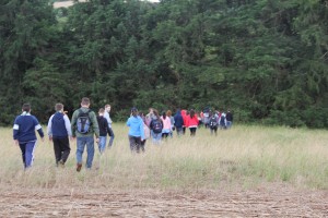 Trajeto dos participantes até a reserva natural. (Foto: Daniele Pezzutti)